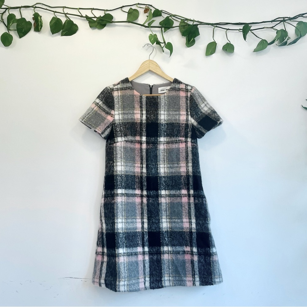 Line & Dot Frontier Plaid Dress